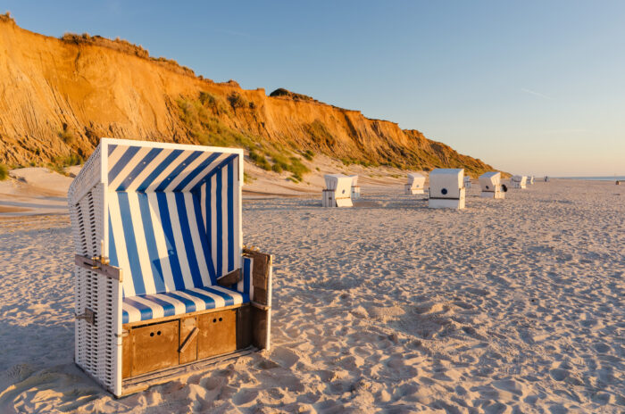 Strandkorb an Sylter Strand