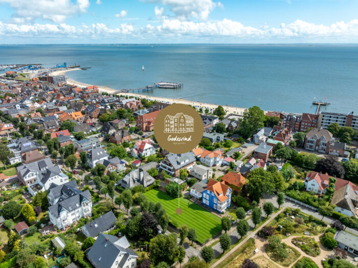 Genaue Lage des Haus Godewind im Mühlenpark auf Föhr