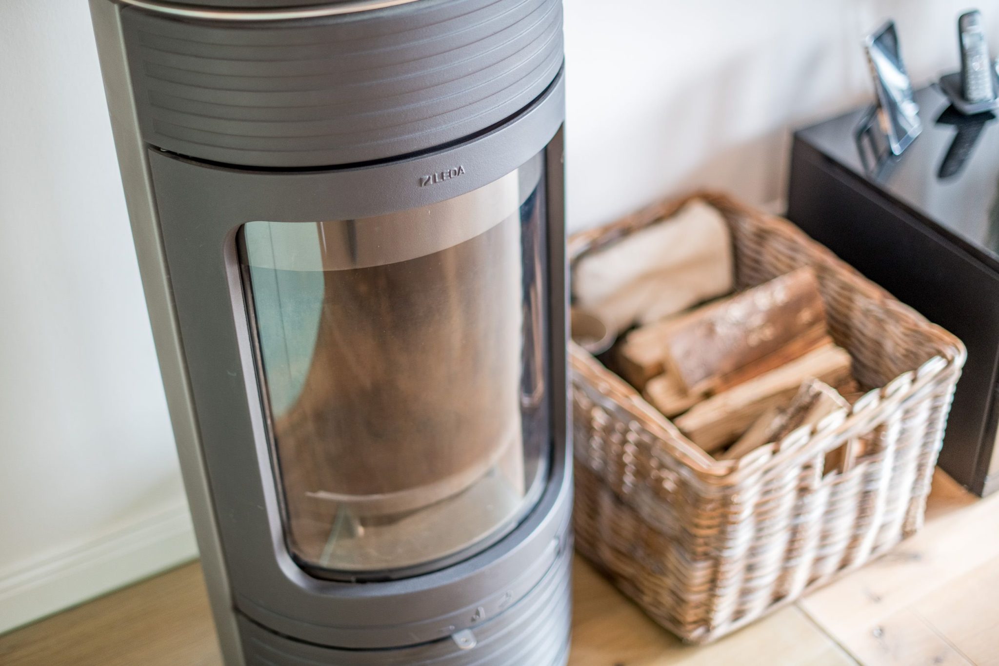 Kamin in Ferienhaus auf Sylt