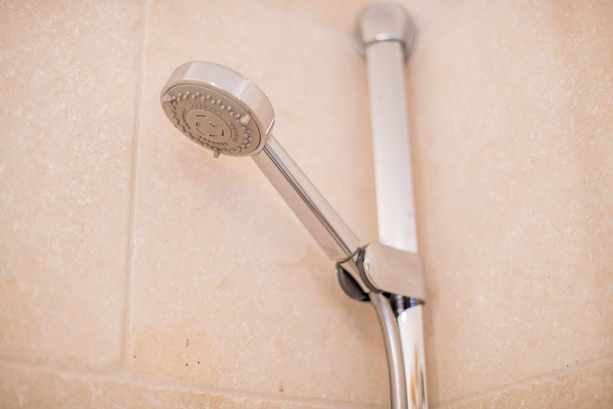 Dusche in Ferienhaus auf Sylt