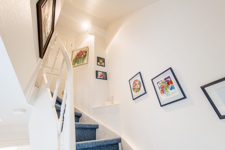 Treppe in Ferienhaus auf Sylt
