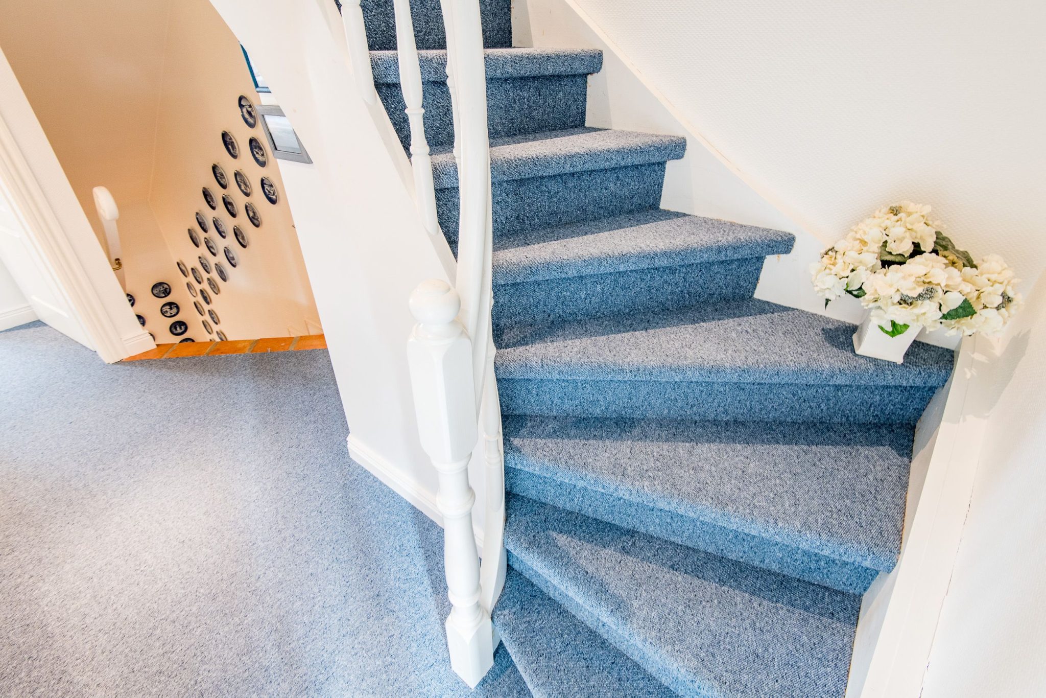 Treppe in Ferienhaus auf Sylt