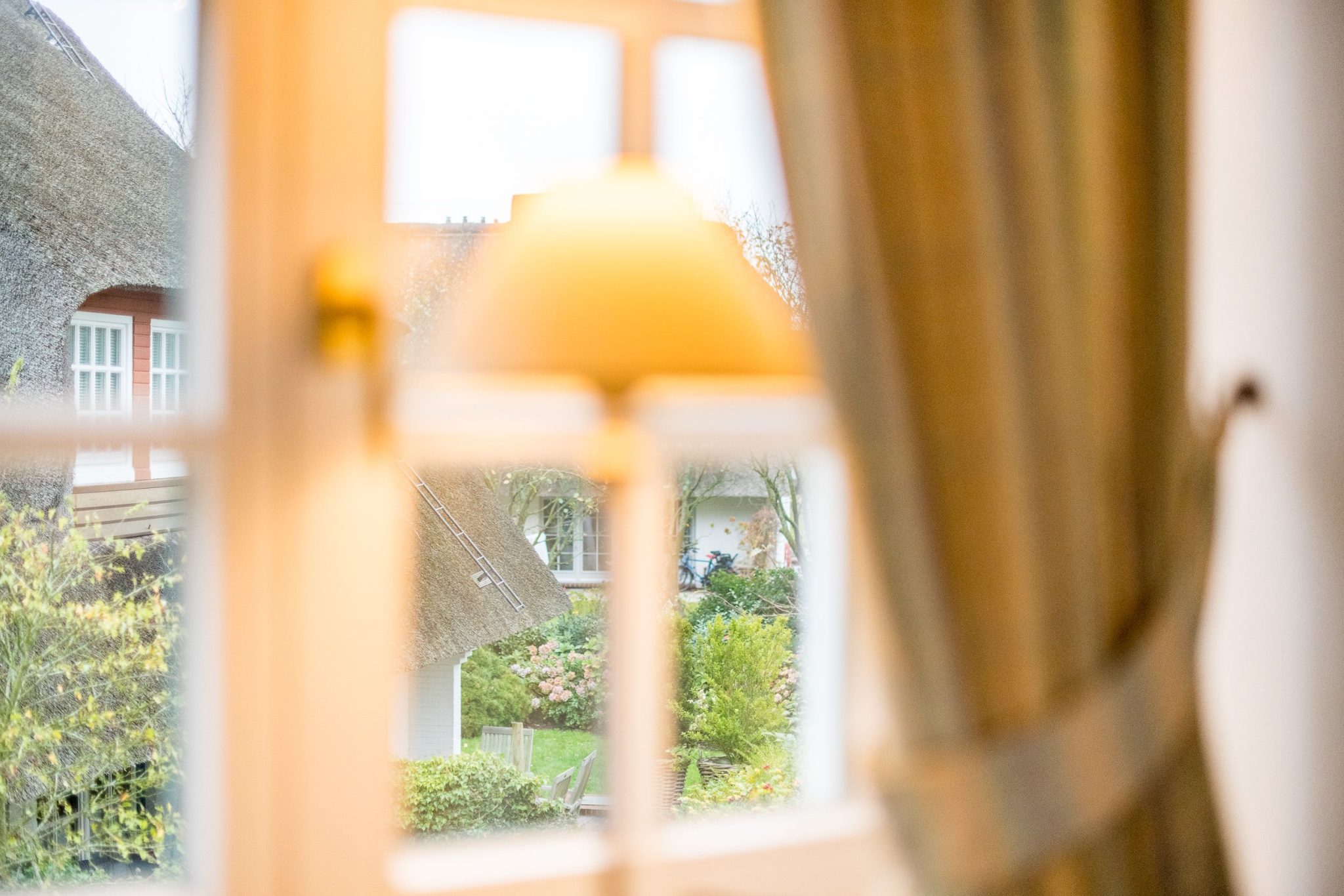 Lampe in Ferienhaus auf Sylt