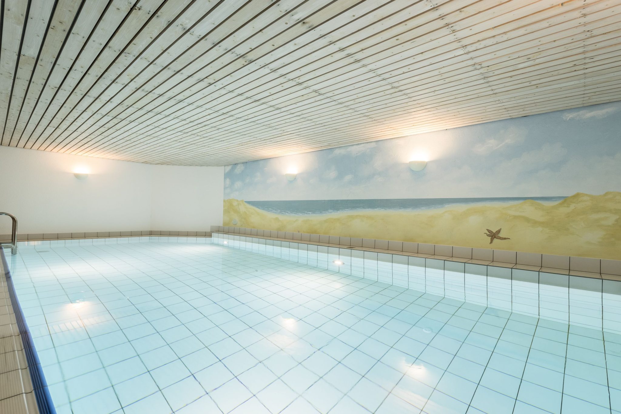 Schwimmbad in Ferienhaus auf Sylt