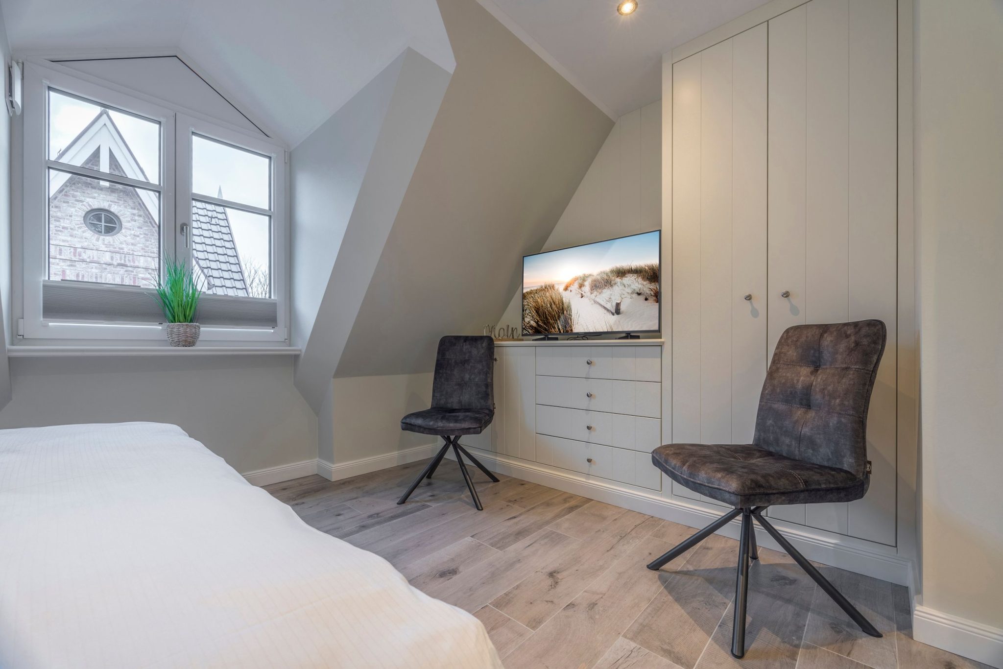 Fernseher in Ferienhaus auf Sylt