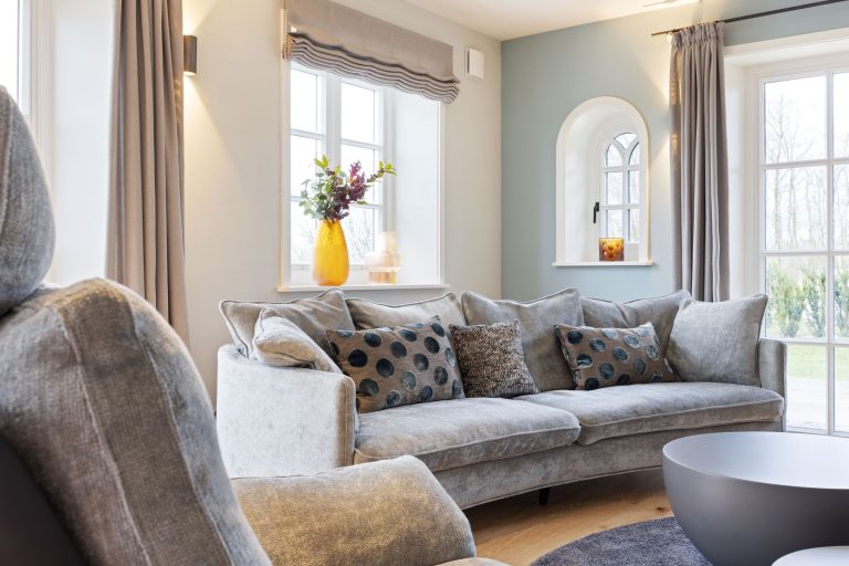 Sofa in Ferienhaus auf Sylt