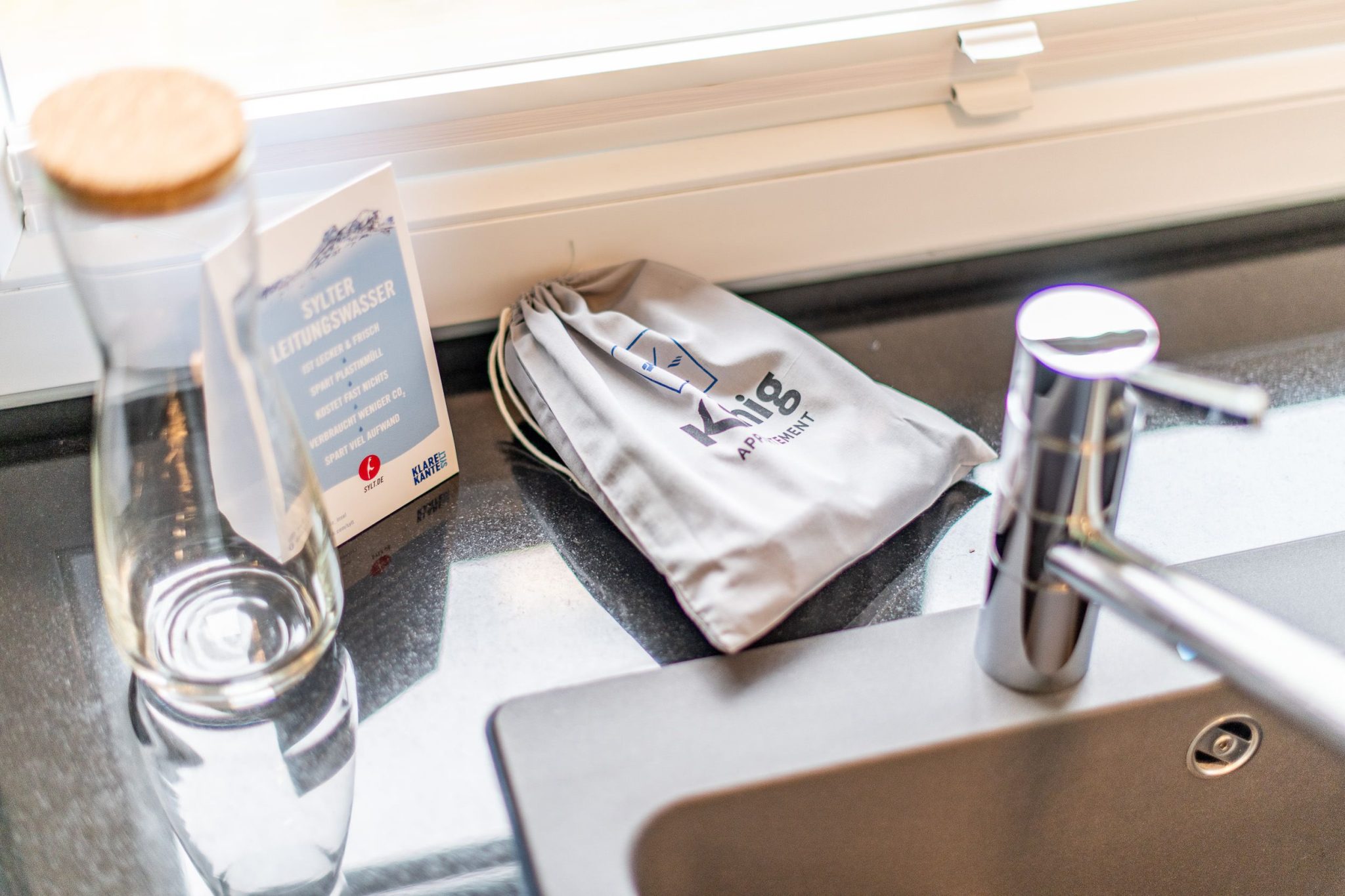 Küche in Ferienhaus auf Sylt