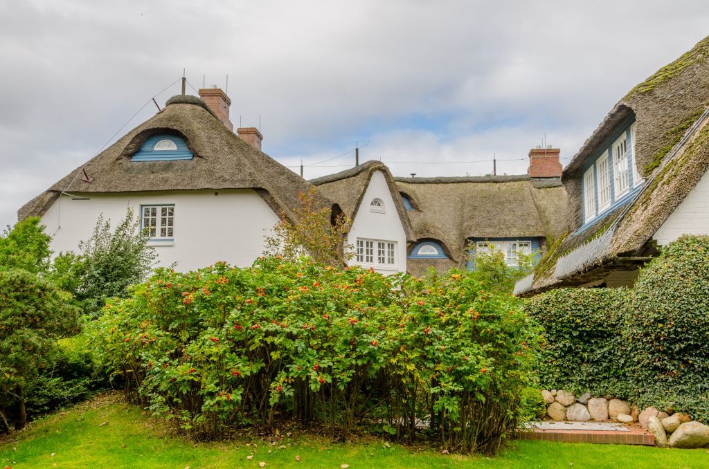 Garten in Ferienhaus auf Sylt