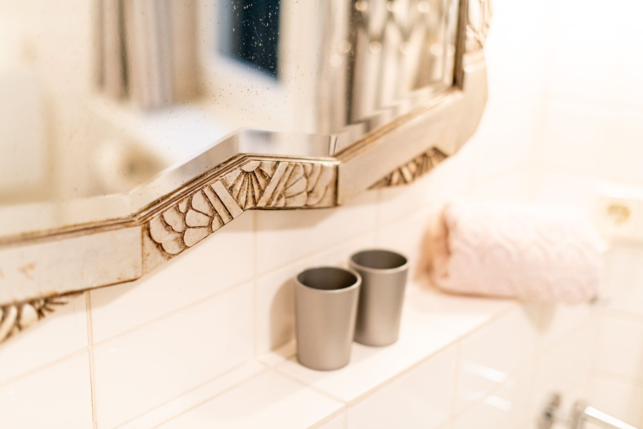 Badezimmer in Ferienhaus auf Sylt