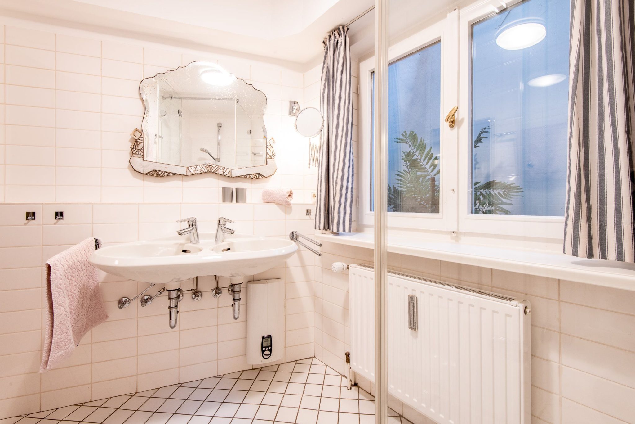 Badezimmer in Ferienhaus auf Sylt
