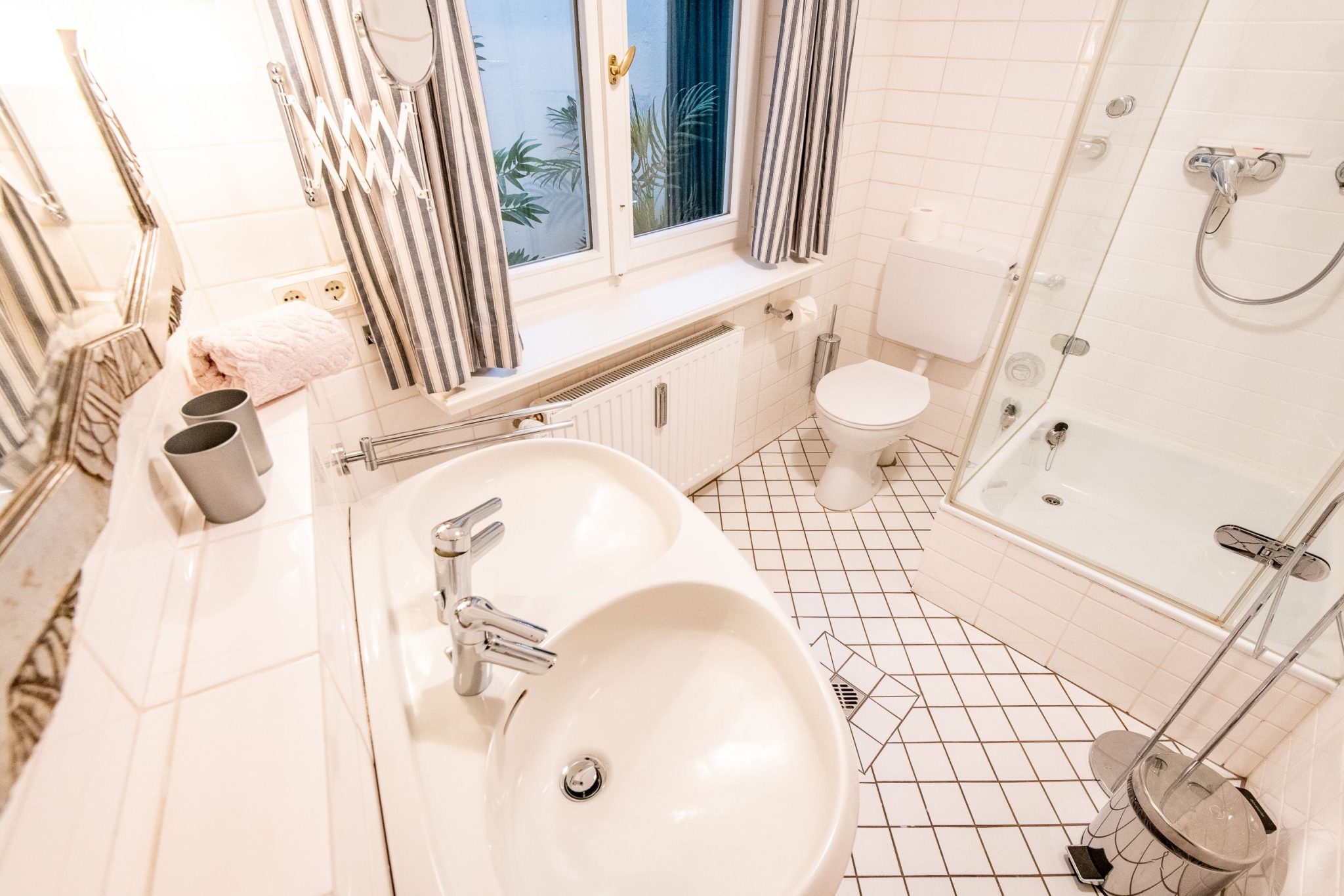 Badezimmer in Ferienhaus auf Sylt