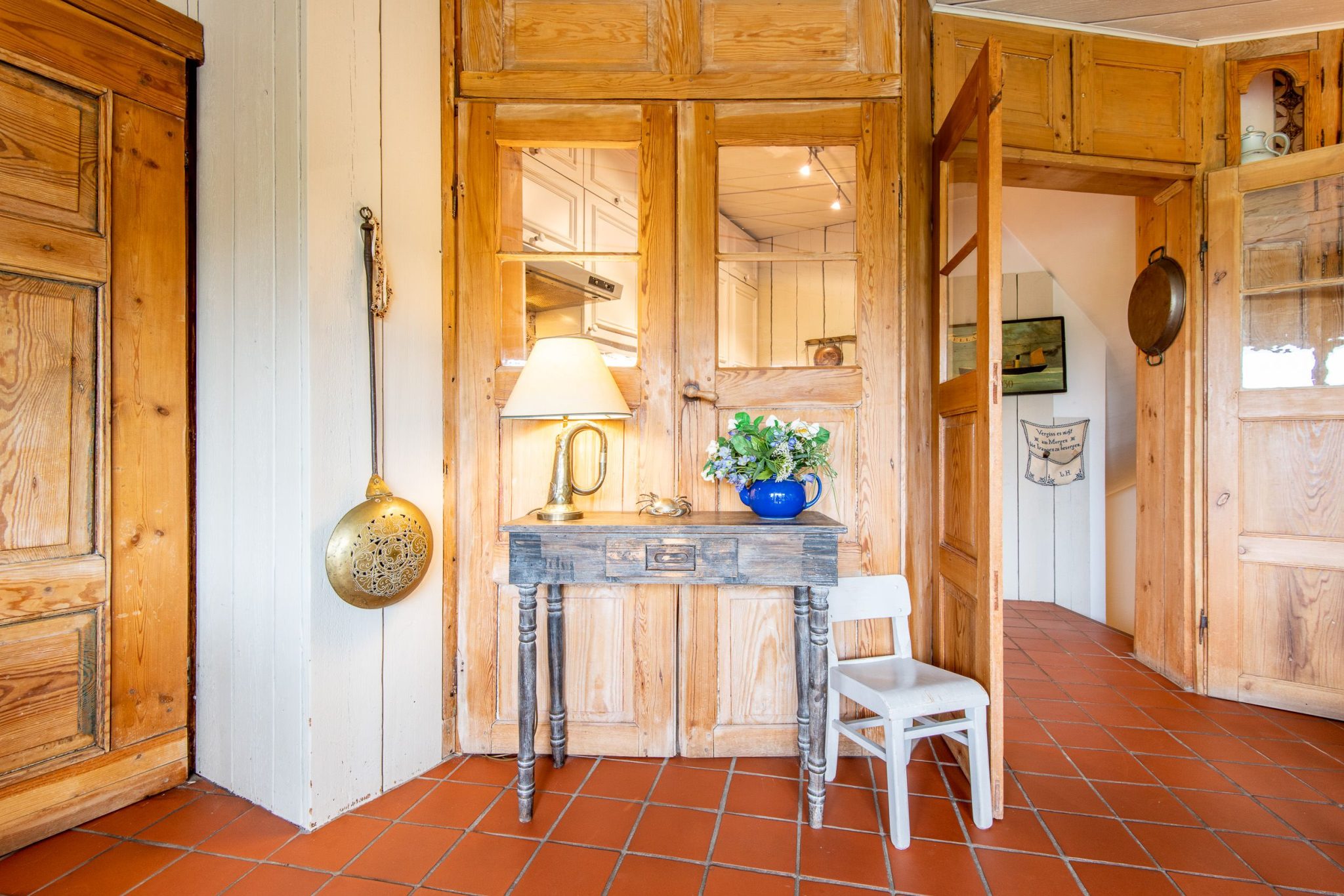 Tisch in Ferienhaus auf Sylt