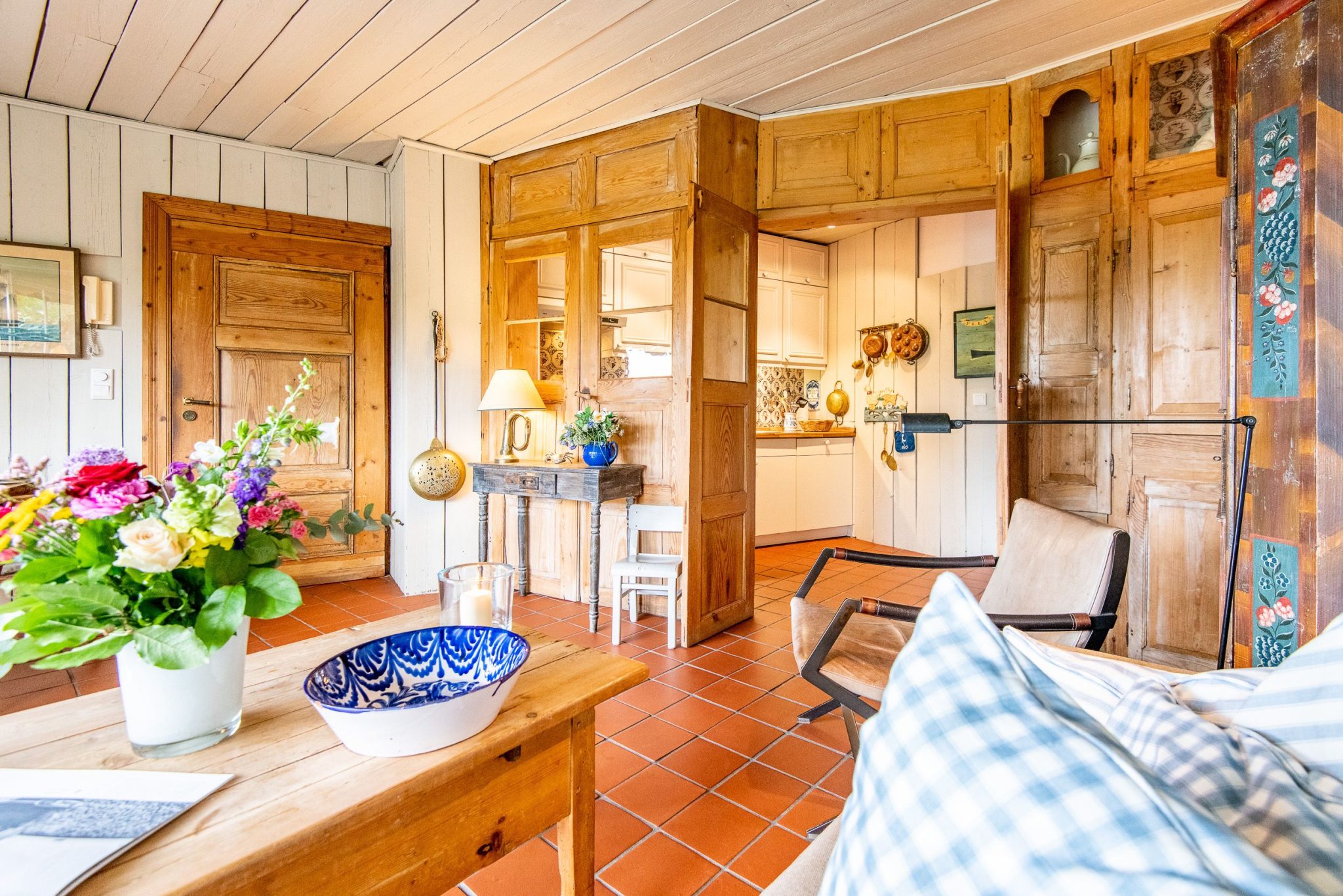Küche in Ferienhaus auf Sylt