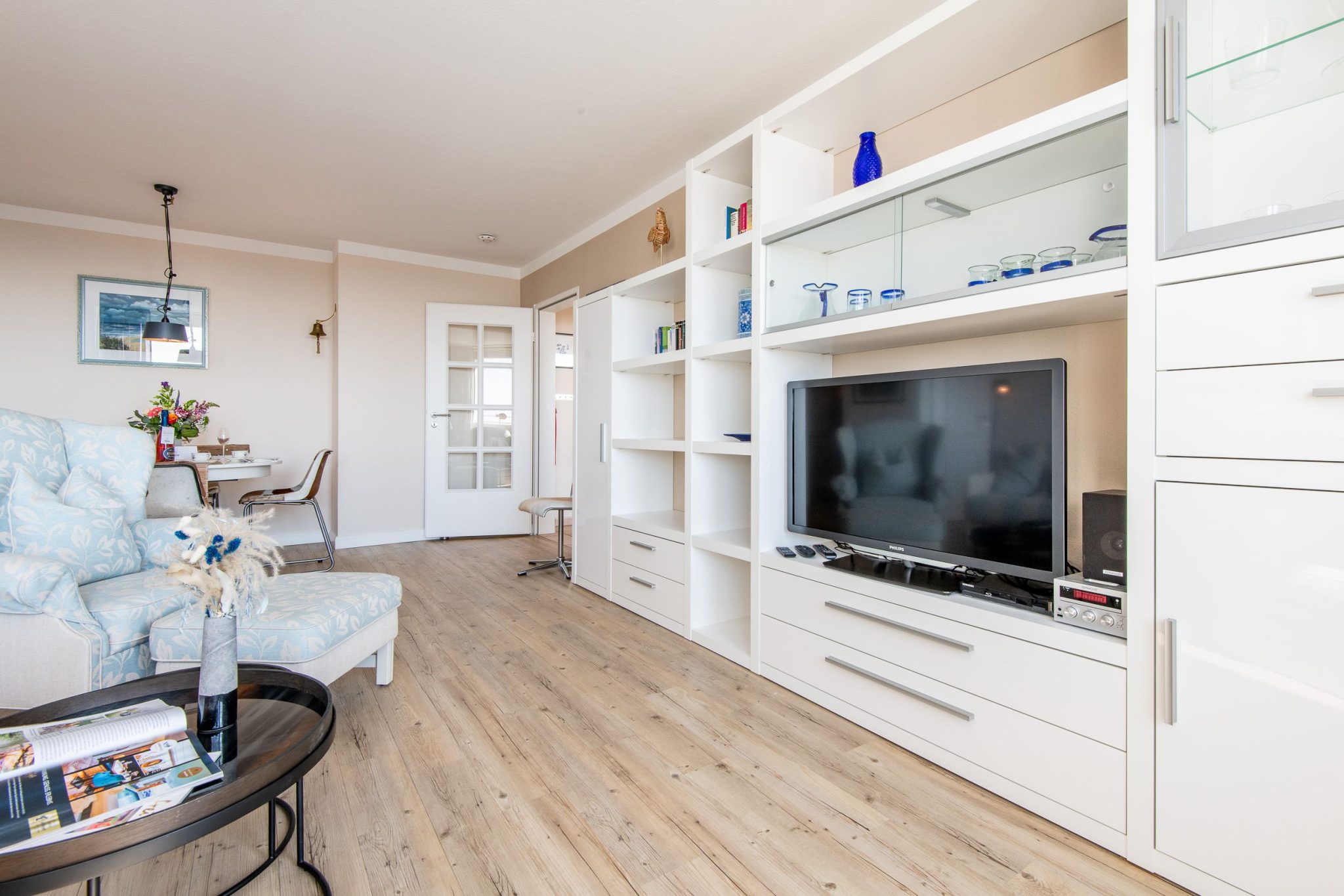 Fernseher in Ferienhaus auf Sylt