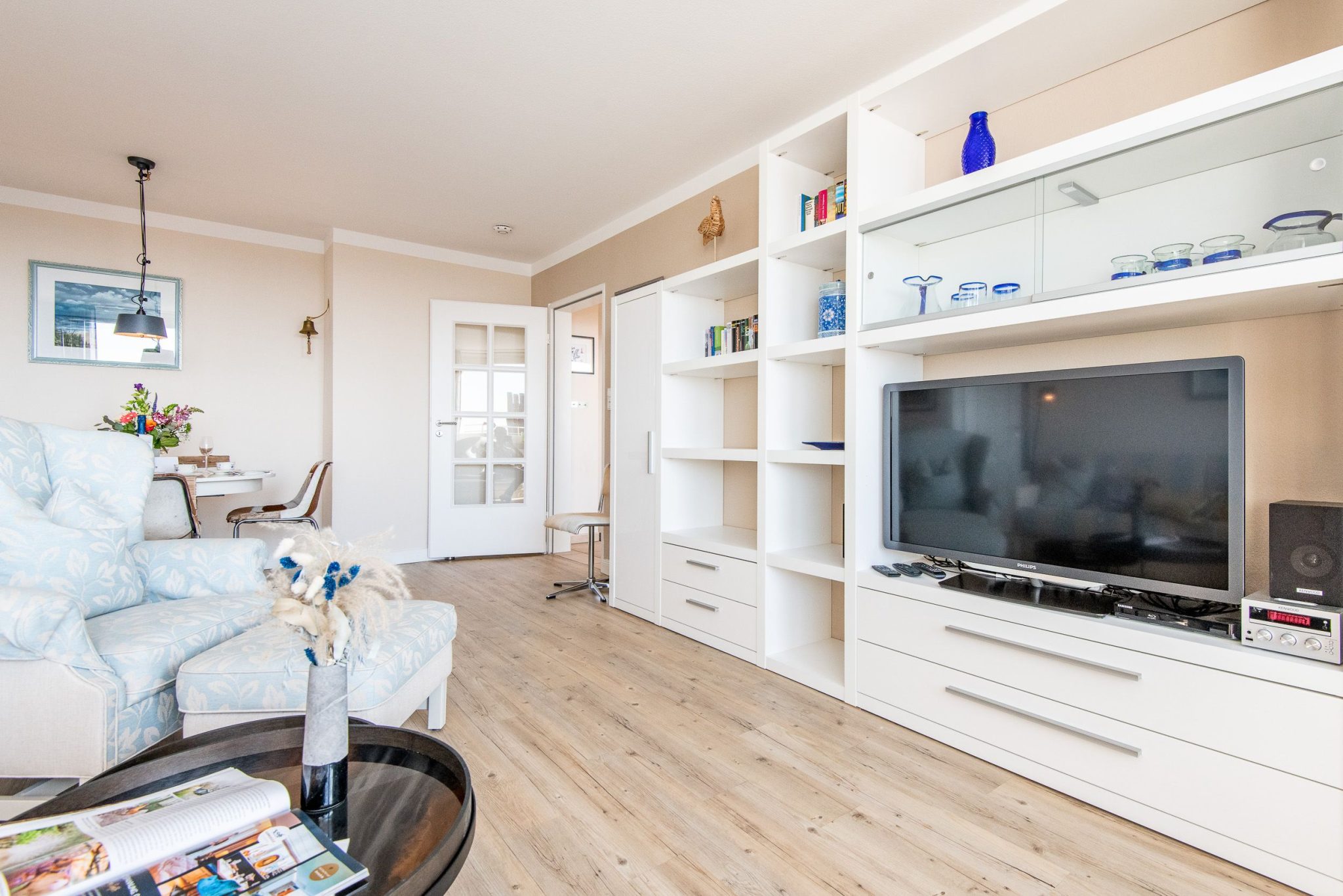 Fernseher in Ferienhaus auf Sylt