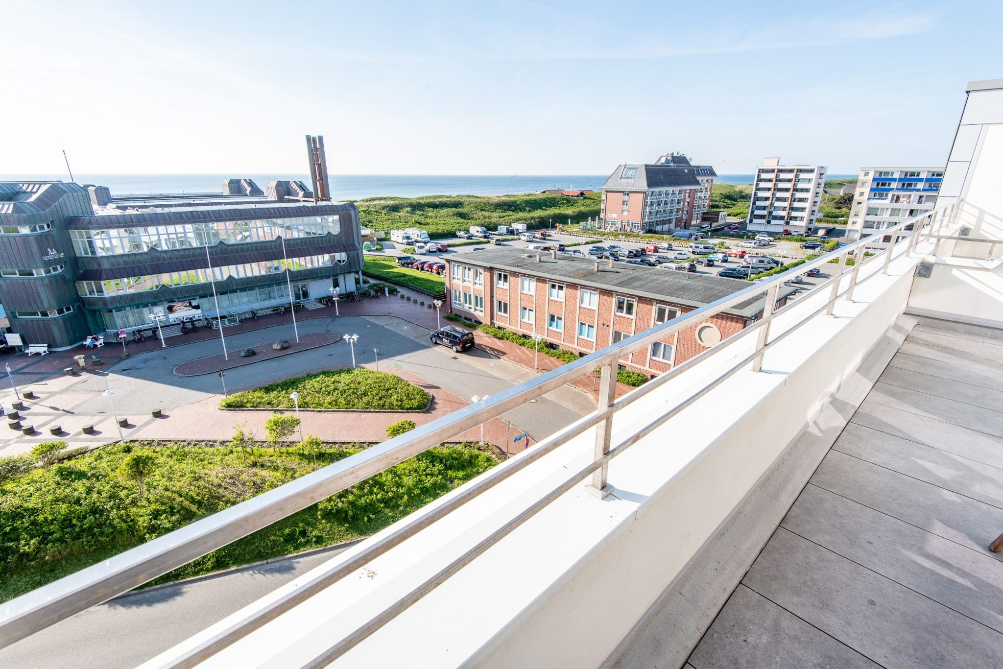 Balkon in Ferienhaus auf Sylt
