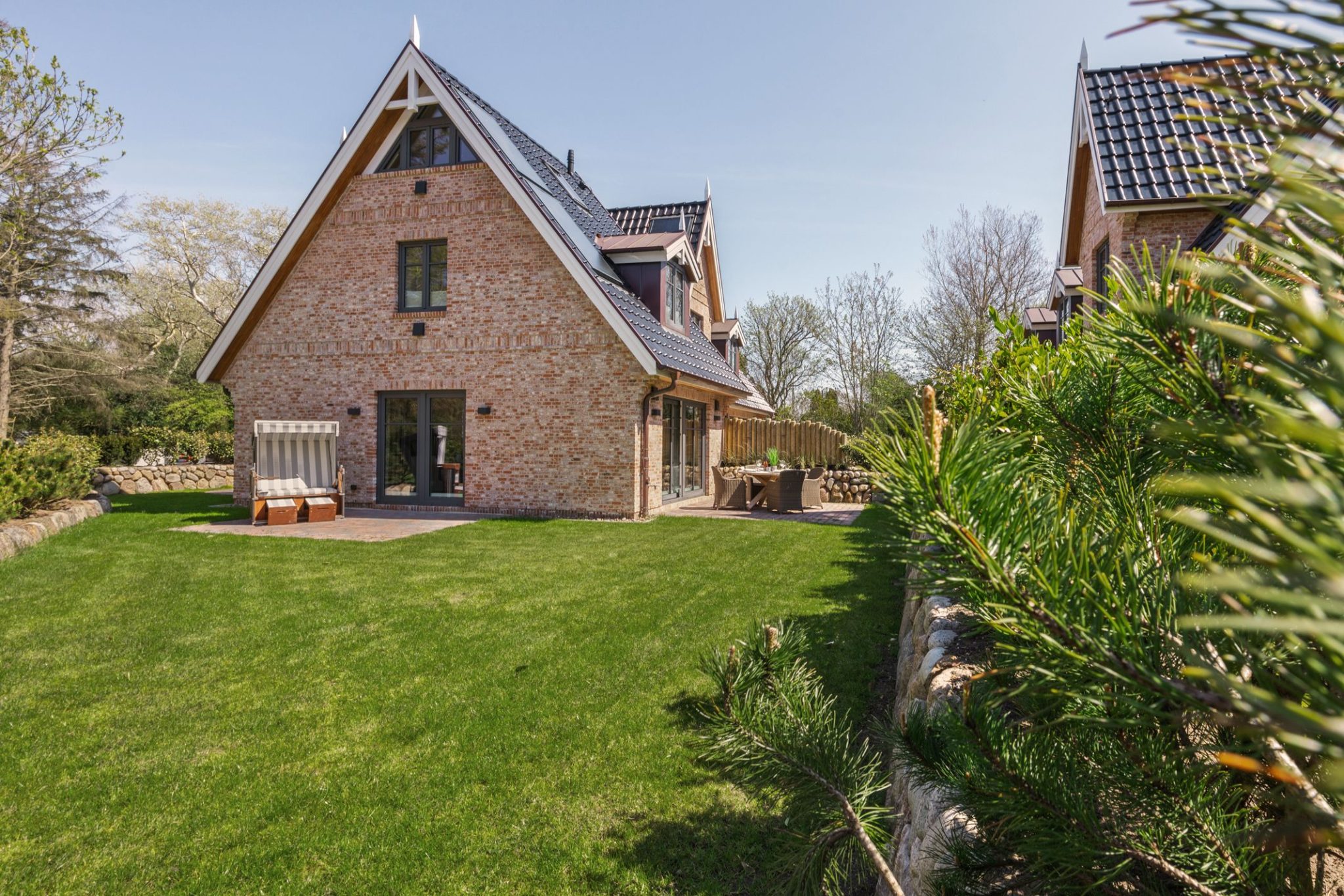 Garten in Ferienhaus auf Sylt