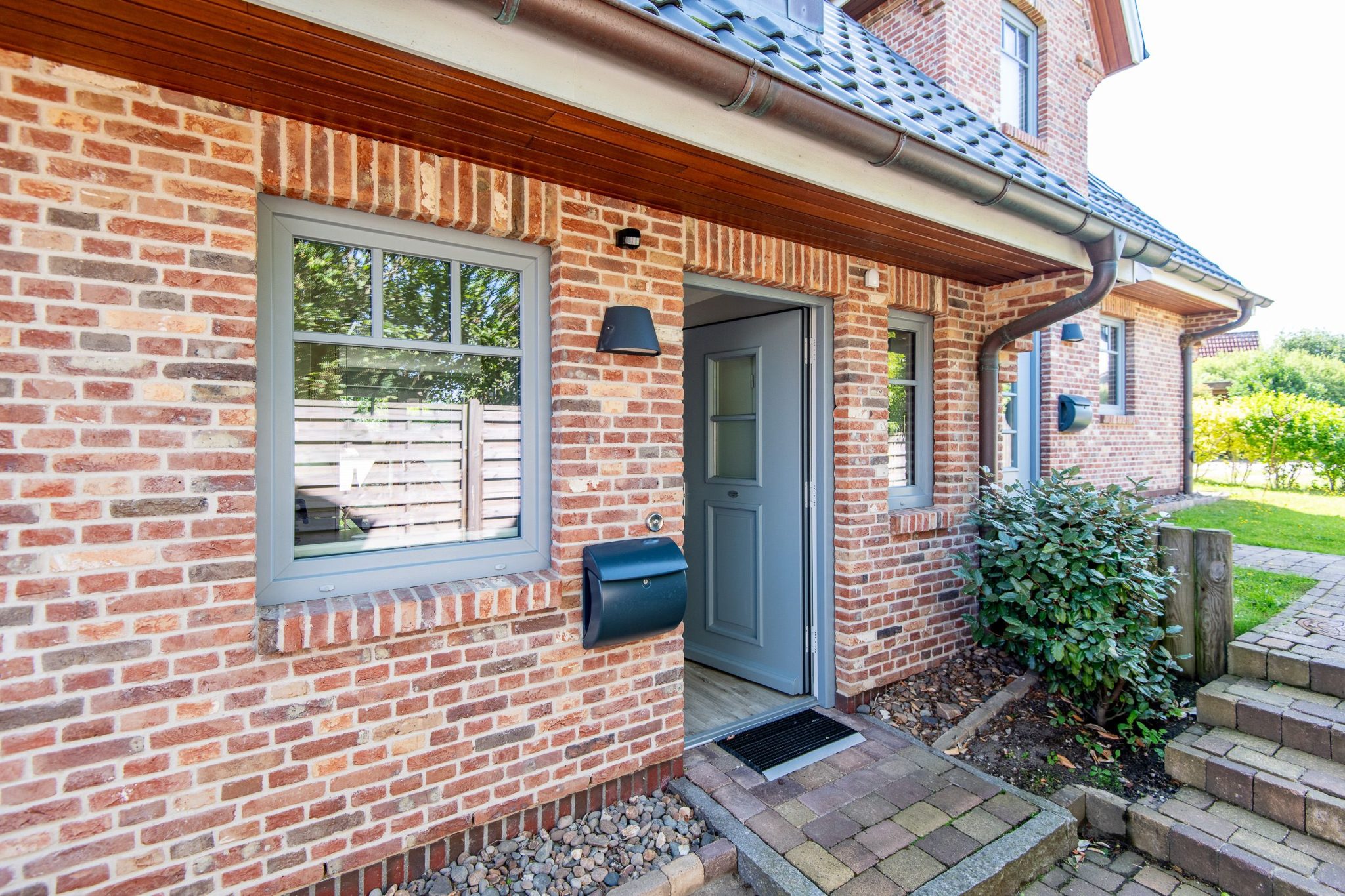 Eingangstür zum Ferienhaus auf Sylt