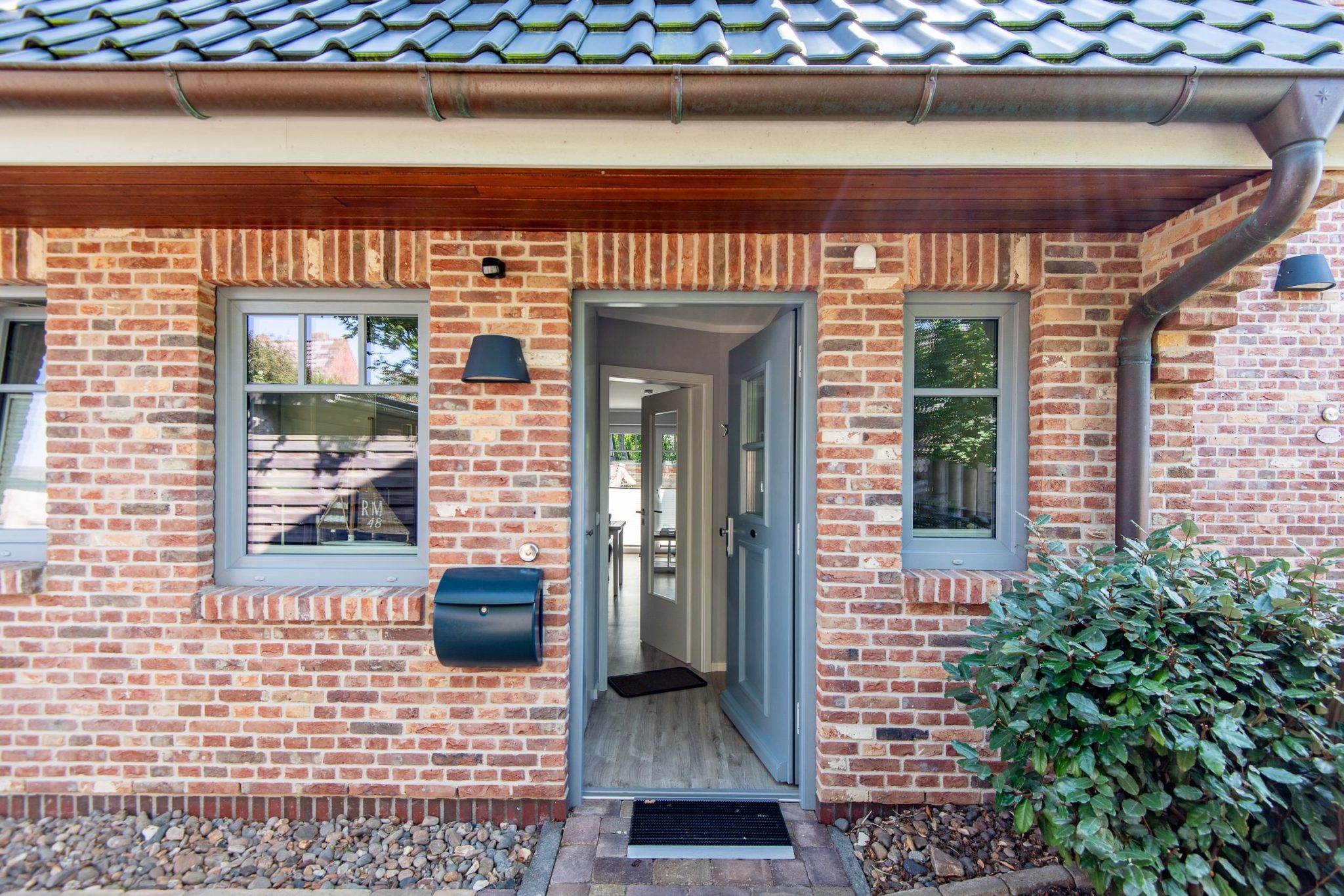Eingang zum Ferienhaus auf Sylt