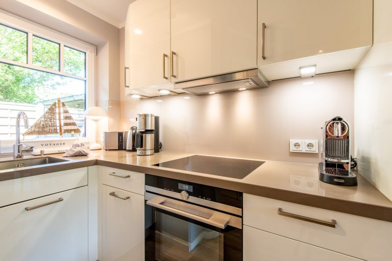 Küche in Ferienwohnung auf Sylt