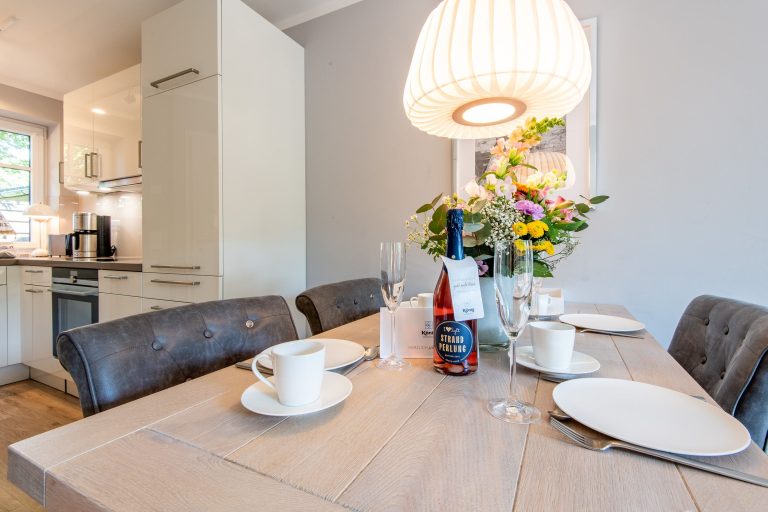 Essbereich in Ferienwohnung auf Sylt