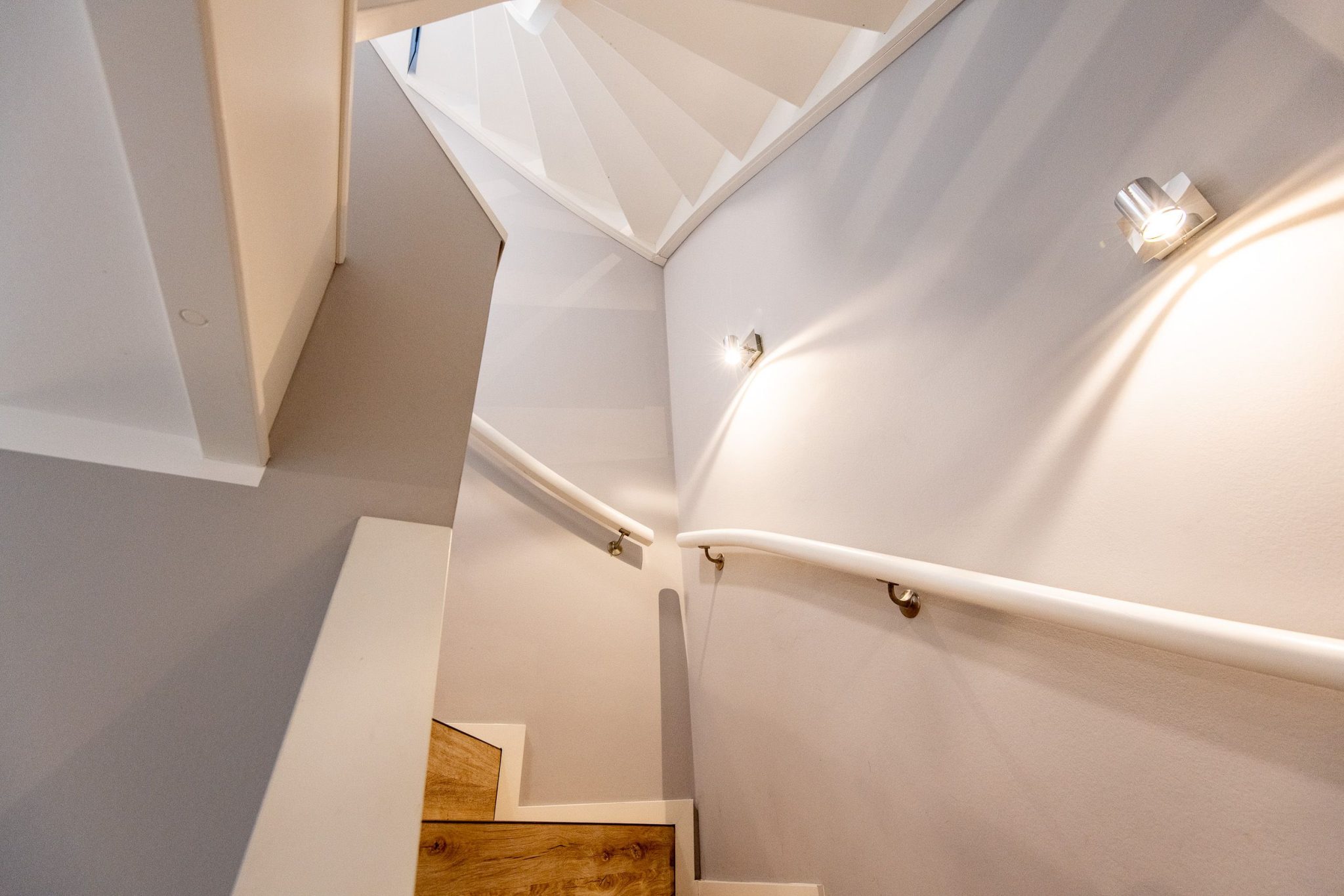 Treppe in Ferienhaus auf Sylt