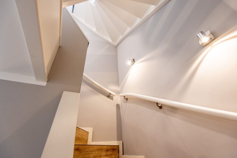 Treppe in Ferienhaus auf Sylt