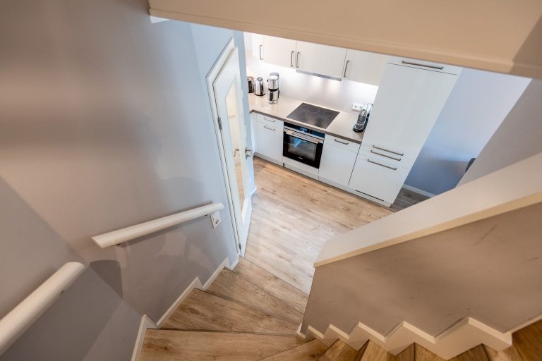 Treppe in Ferienhaus auf Sylt