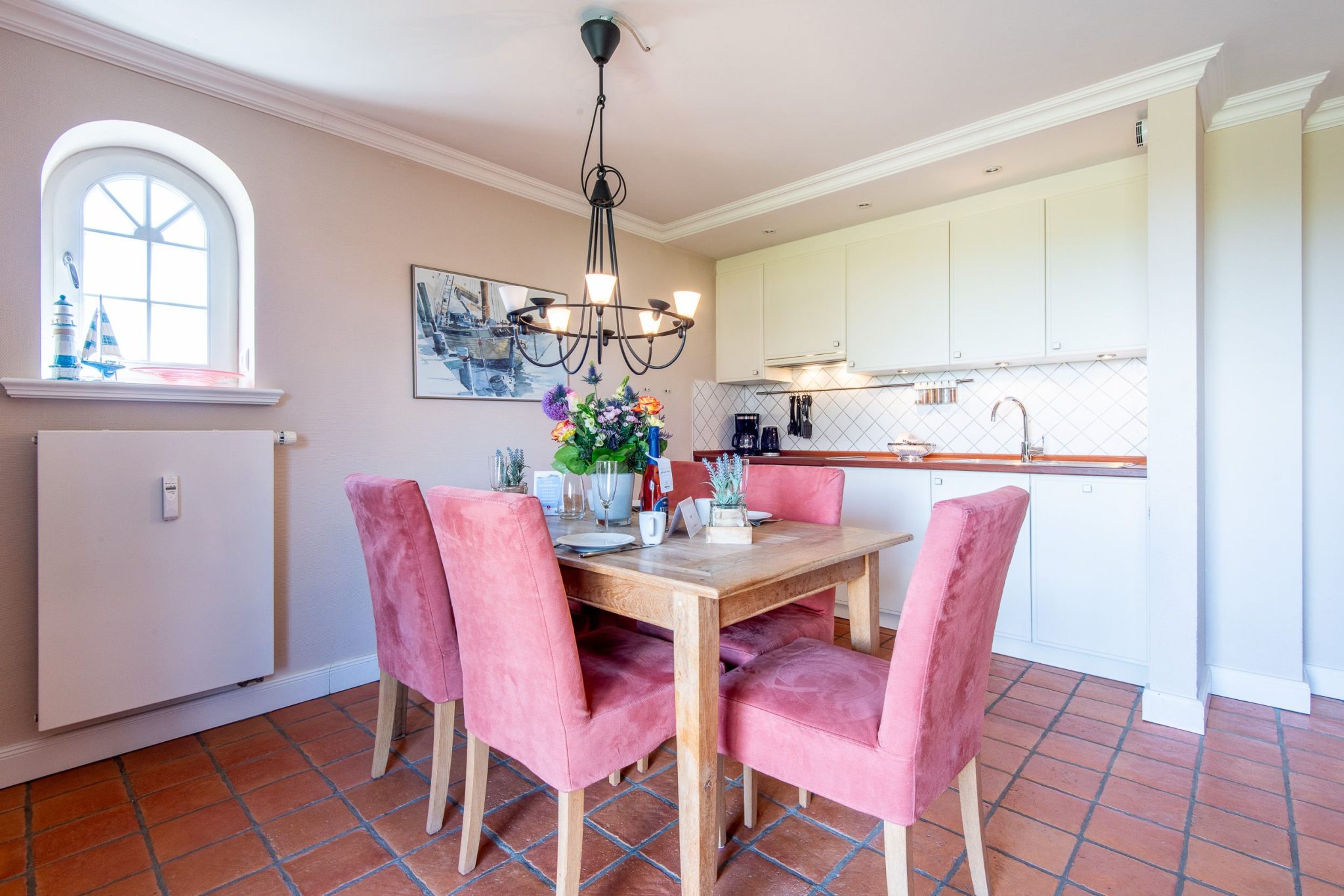 Esszimmer in Ferienhaus auf Sylt