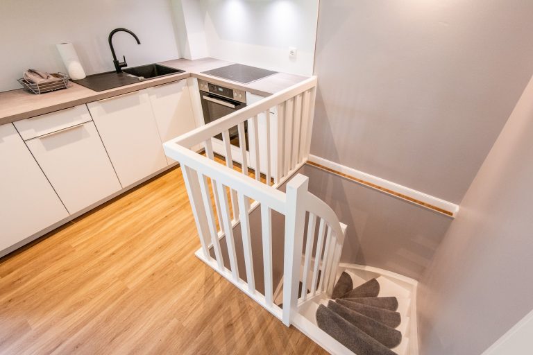 Küche in Ferienhaus auf Sylt