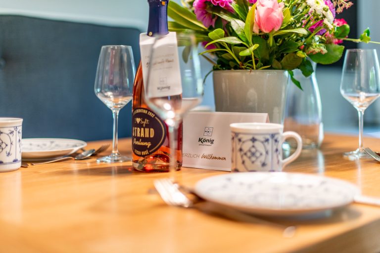 Esszimmer in Ferienhaus auf Sylt