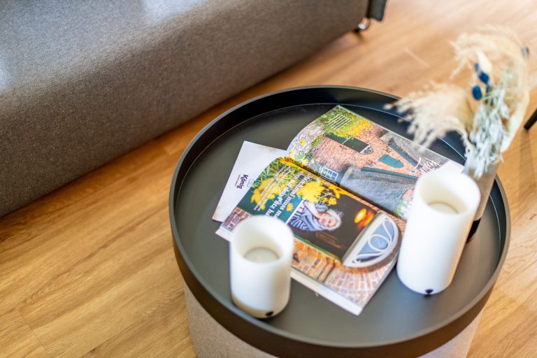Couchtisch in Ferienhaus auf Sylt
