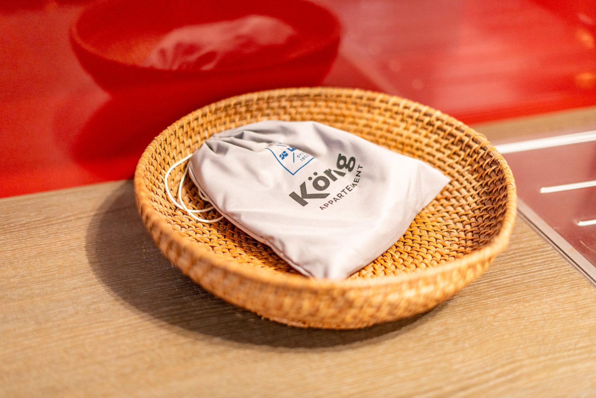 Korb in Ferienhaus auf Sylt