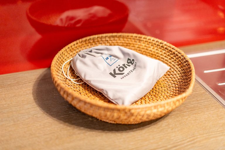 Korb in Ferienhaus auf Sylt