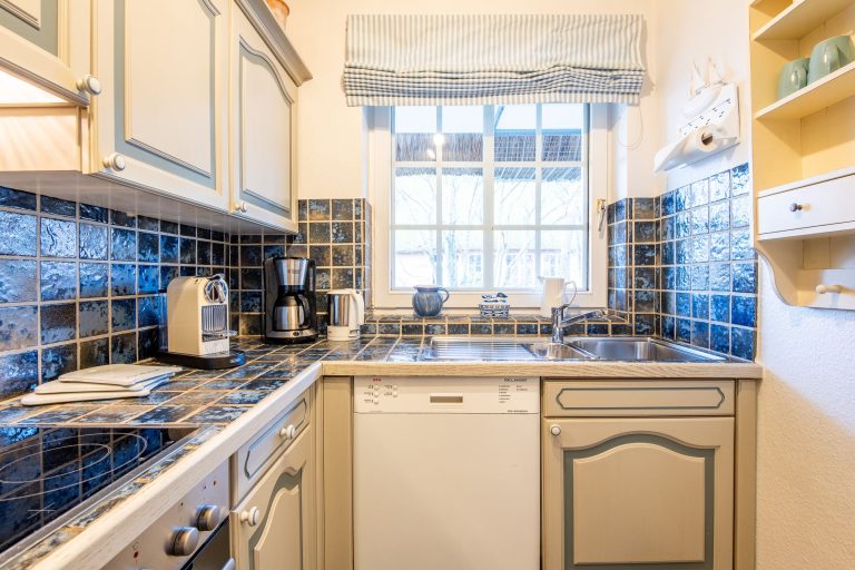 Küche in Ferienhaus auf Sylt