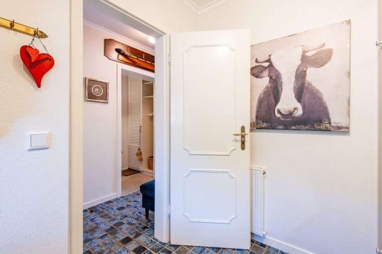 Bild von einer Kuh in Ferienhaus auf Sylt