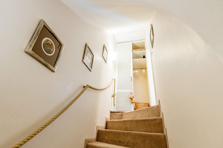 Treppe in Ferienhaus auf Sylt
