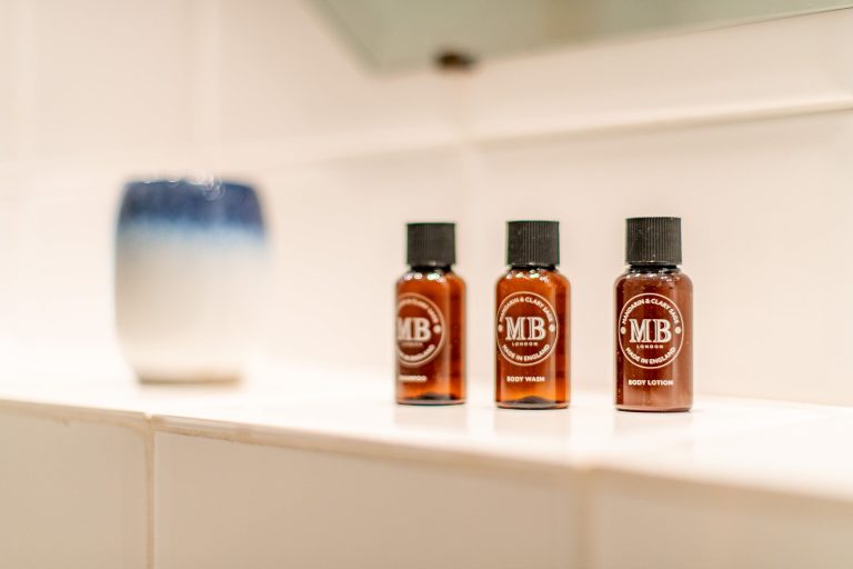 Bodylotion und Wash in Ferienhaus auf Sylt