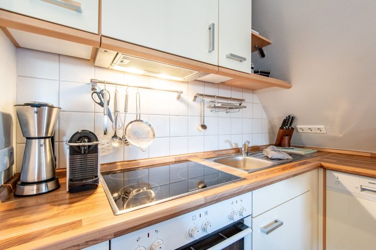 Küche in Ferienhaus auf Sylt
