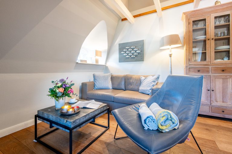 Wohnzimmer in Ferienhaus auf Sylt
