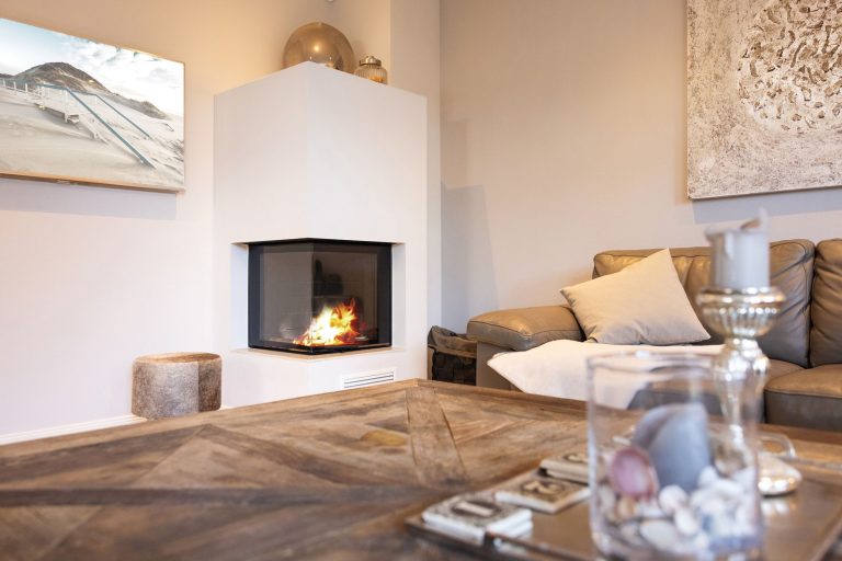 Kamin in Ferienhaus auf Sylt