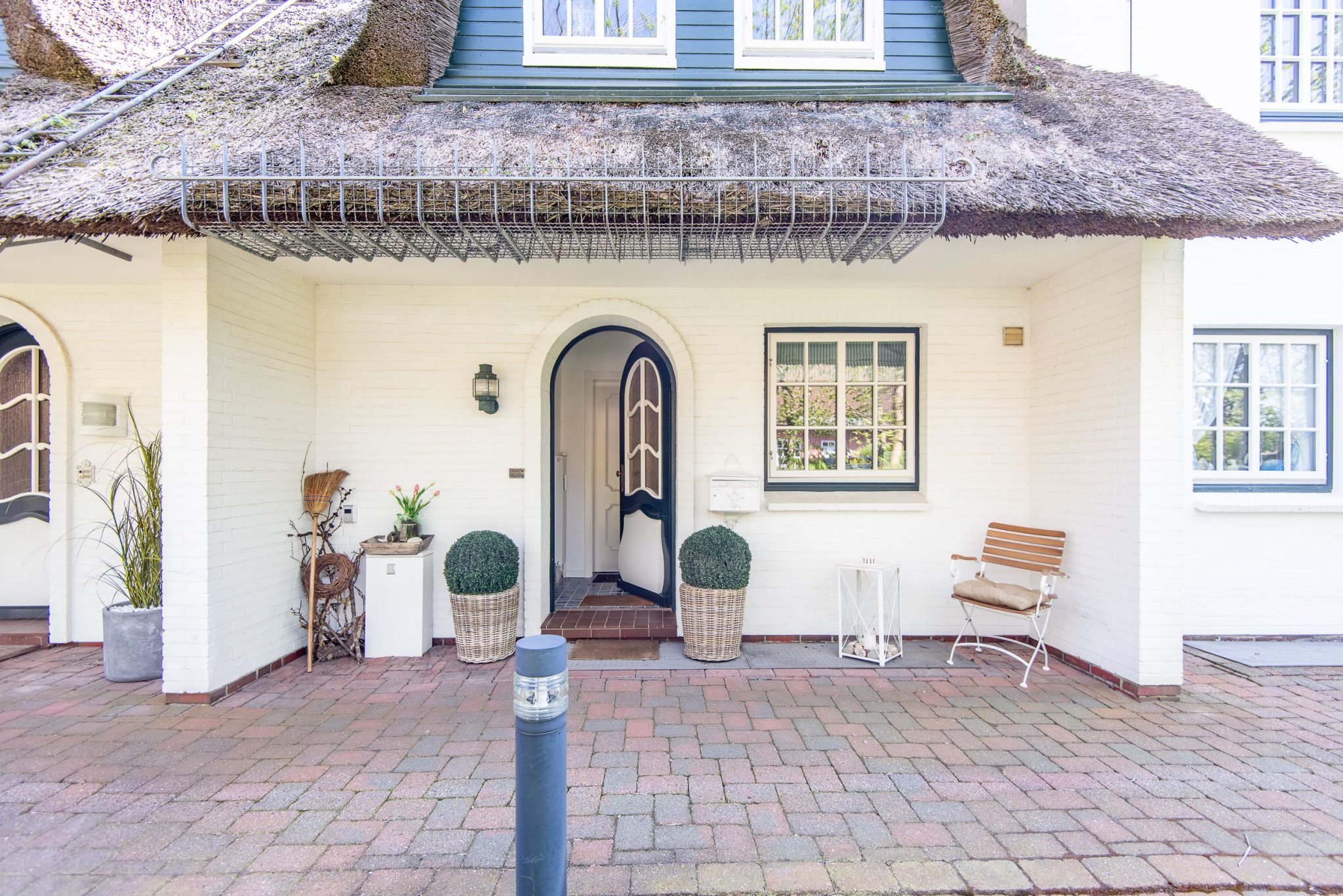Hauseingang in Ferienhaus auf Sylt