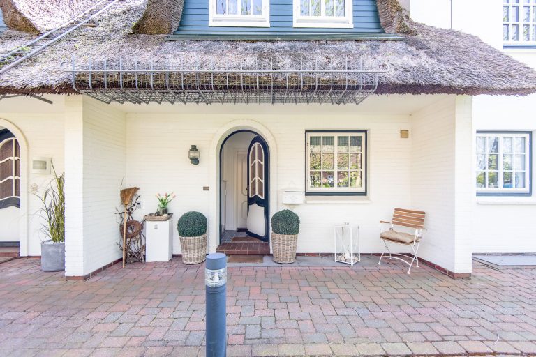 Hauseingang in Ferienhaus auf Sylt