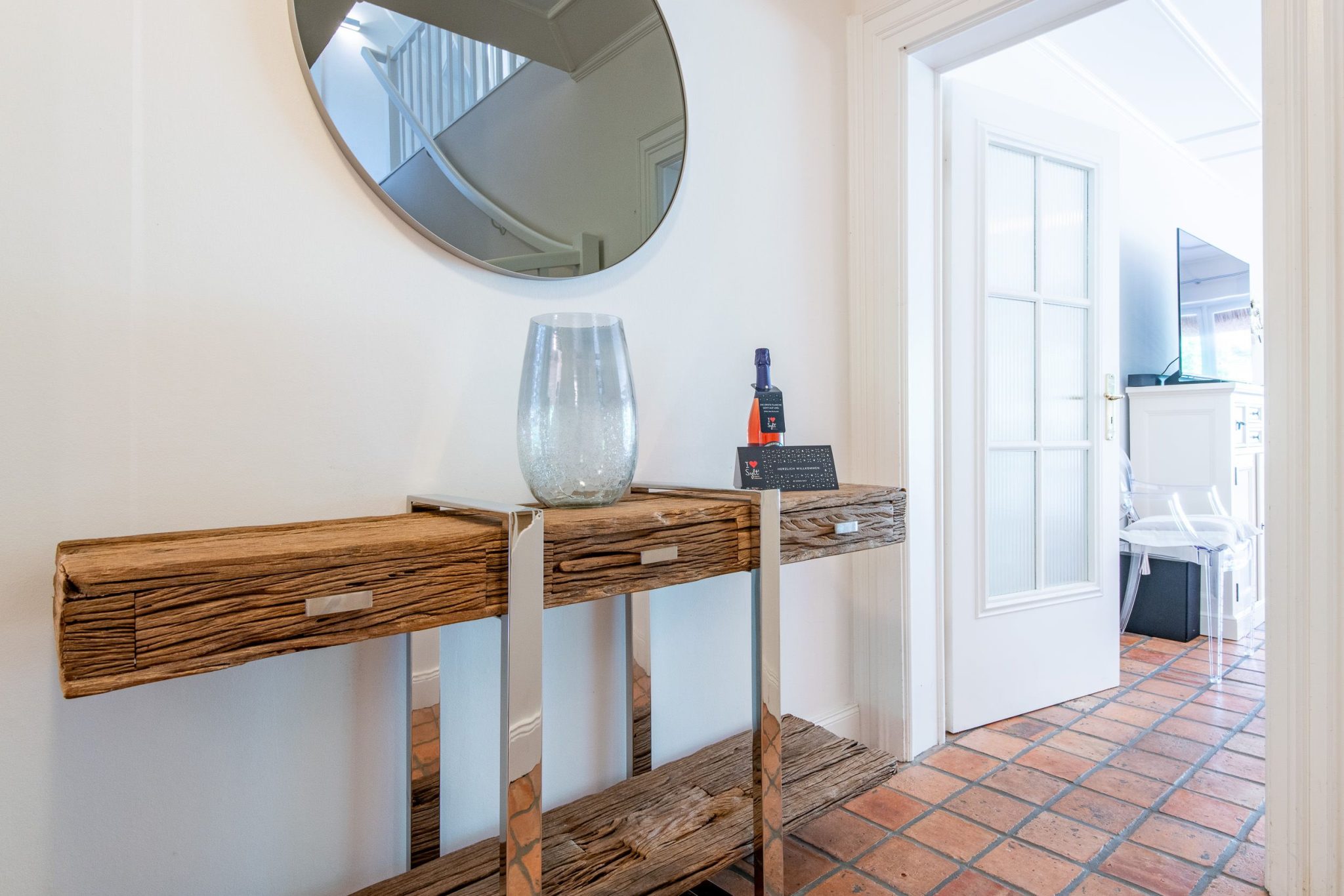 Spiegel in Ferienhaus auf Sylt
