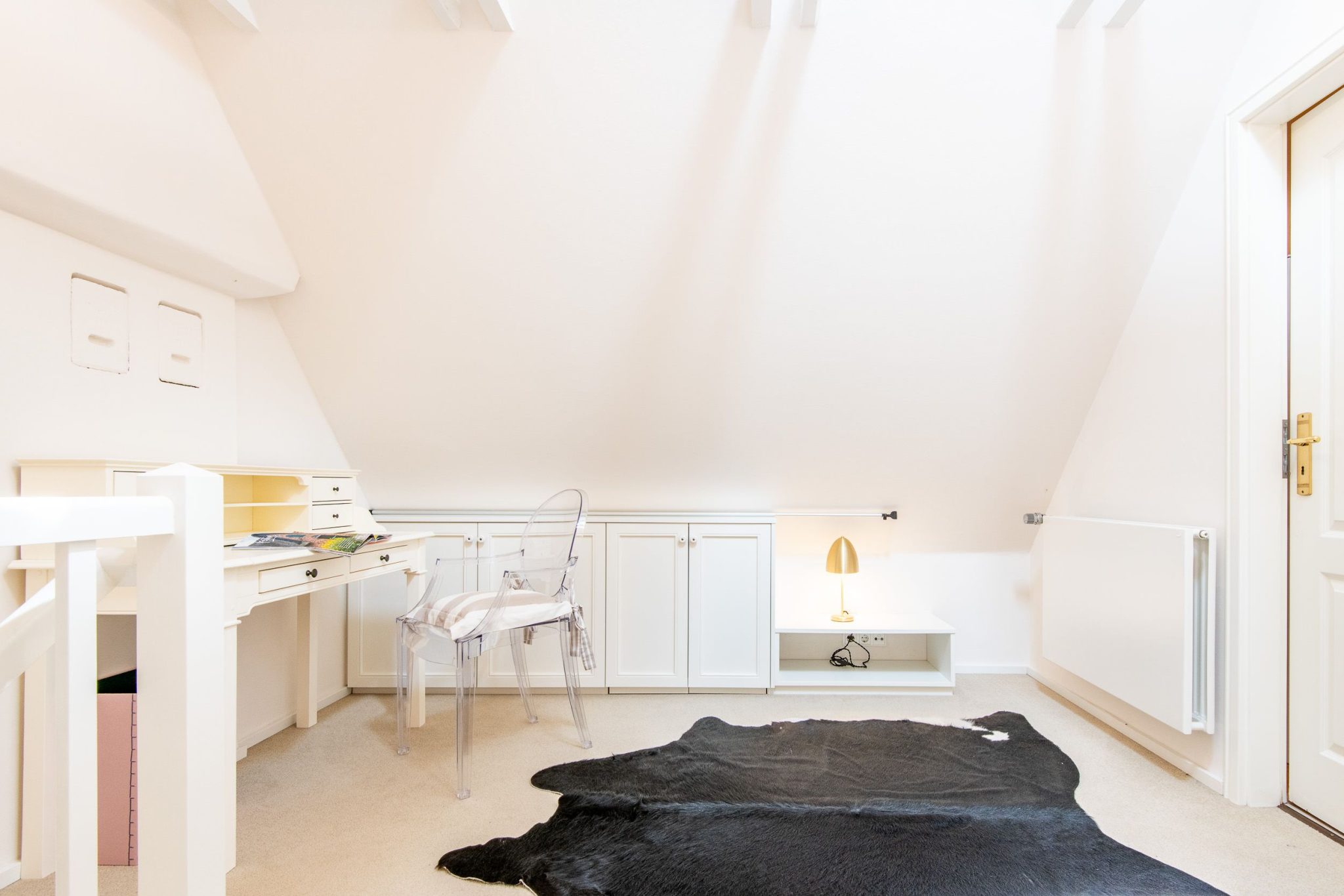 Schreibtisch in Ferienhaus auf Sylt