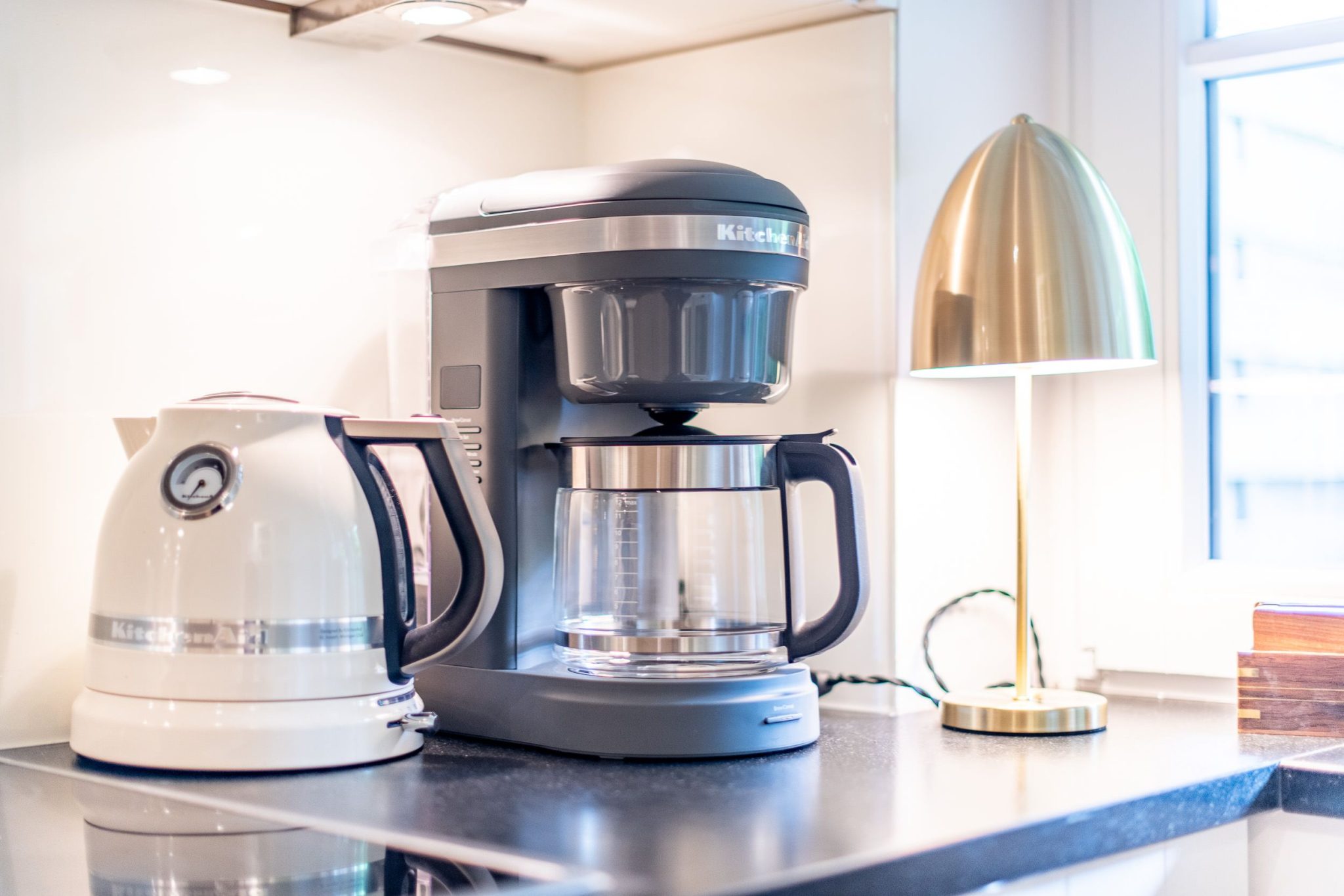 Kaffeemaschine in Ferienhaus auf Sylt