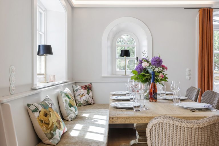 Esstisch in Ferienhaus auf Sylt