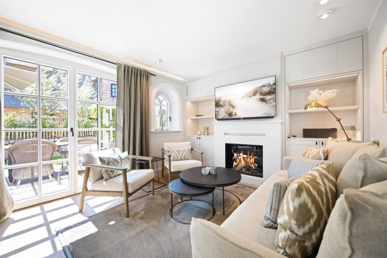 Wohnbereich in Ferienhaus auf Sylt
