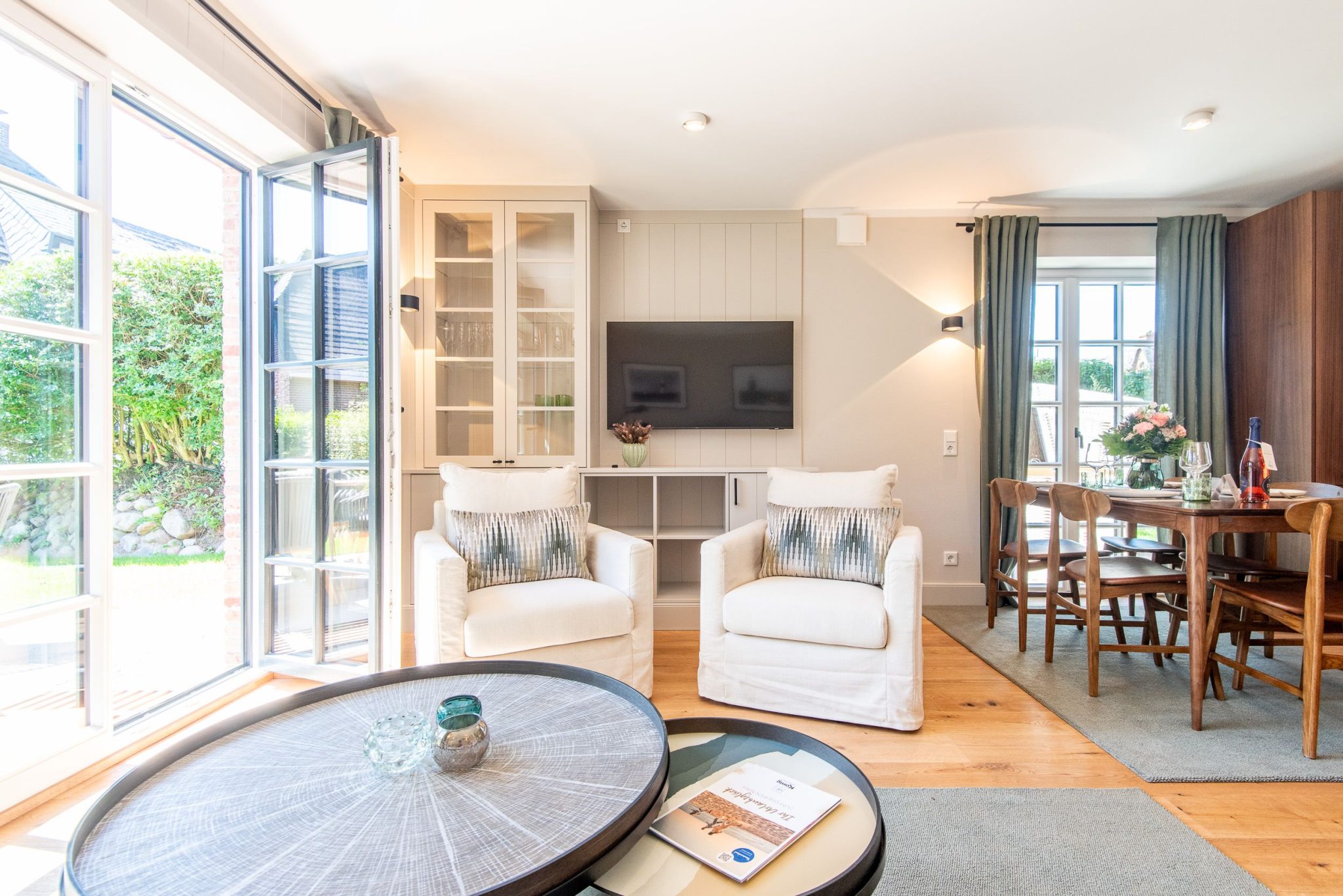 Fernseher in Ferienhaus auf Sylt