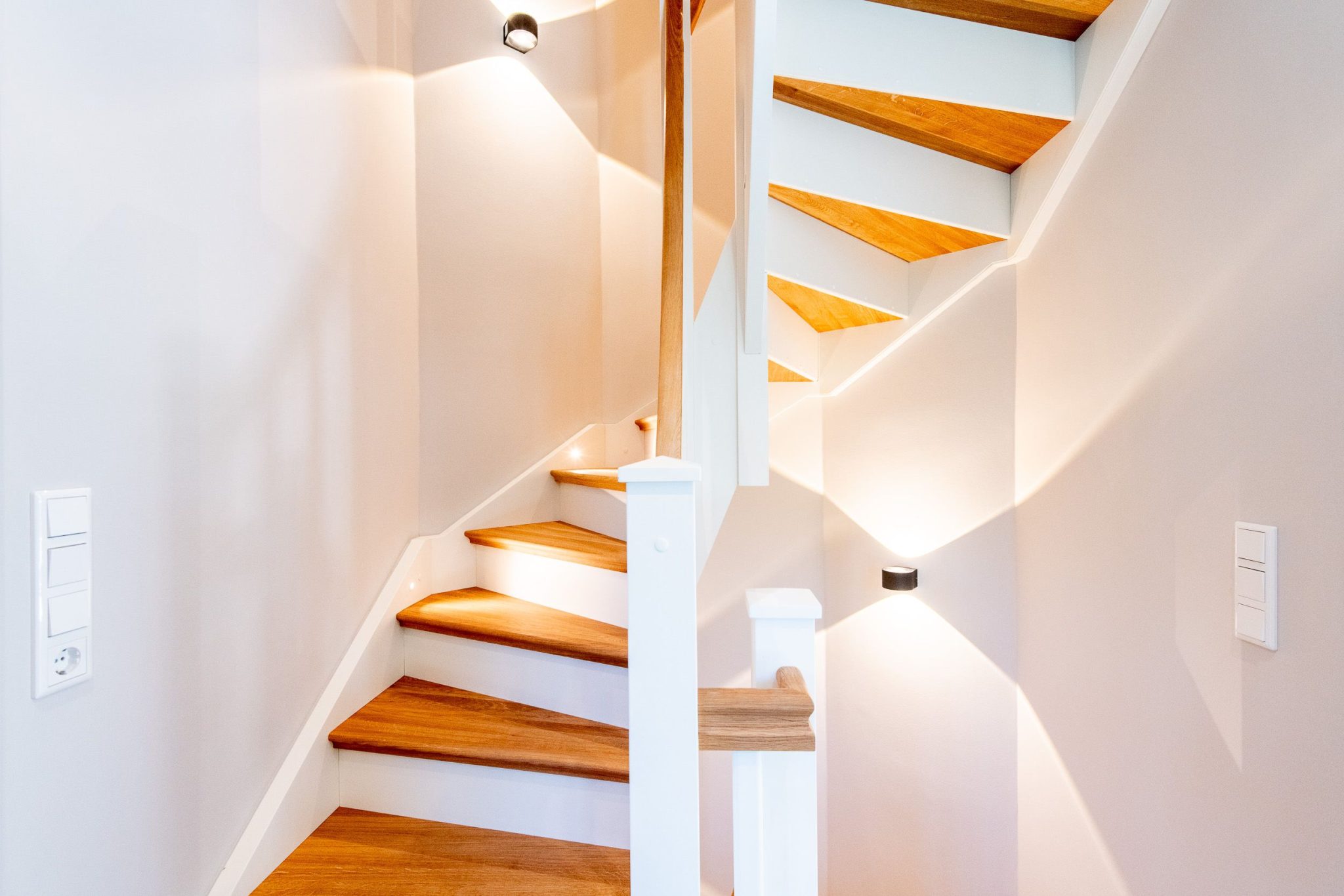 Treppe in Ferienhaus auf Sylt